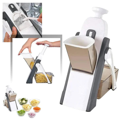 Safe-Slice Vertical Mandoline Slicer
