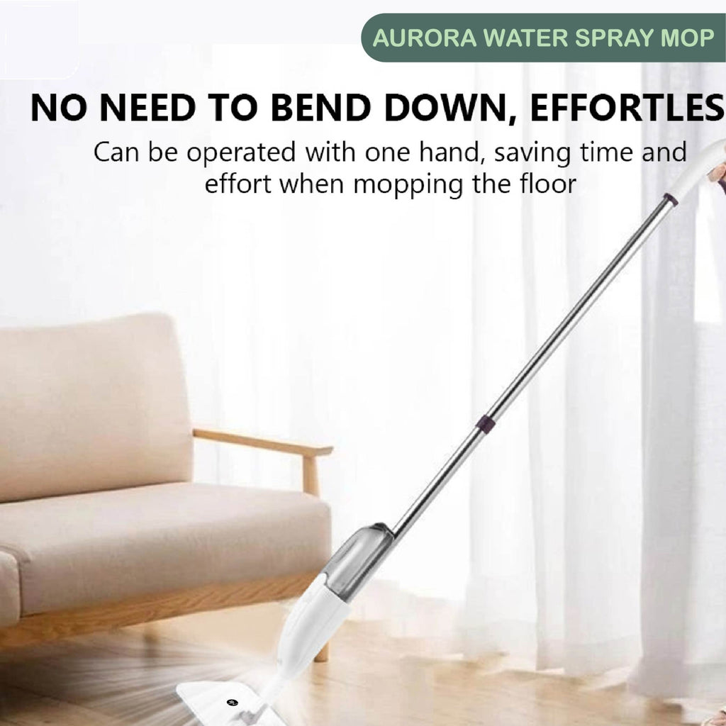 360° Rotating Spray Mop with Refillable Bottle