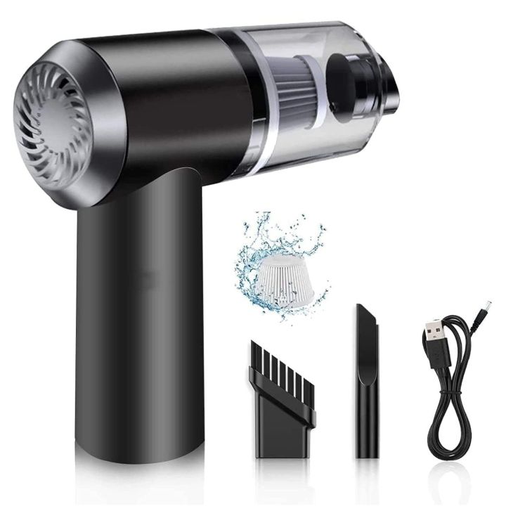 Portable 3-in-1 Wireless Vacuum Cleaner – High Power Mini Cleaner for Car, Desk & Home Use